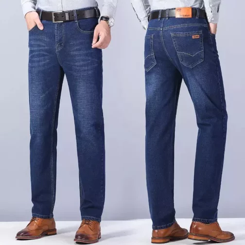 Formal casual men jeans - Image 3