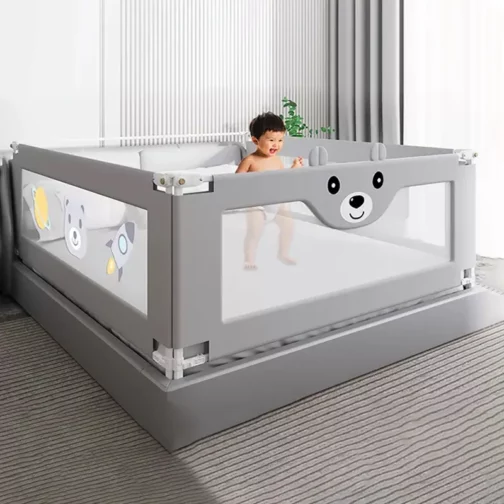 BED FENCE, protect baby fall down from bed - Image 2