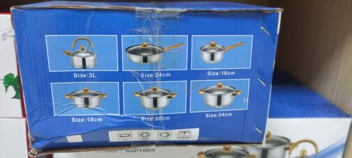 Cookware Set ~12Pcs Adjust - Image 3