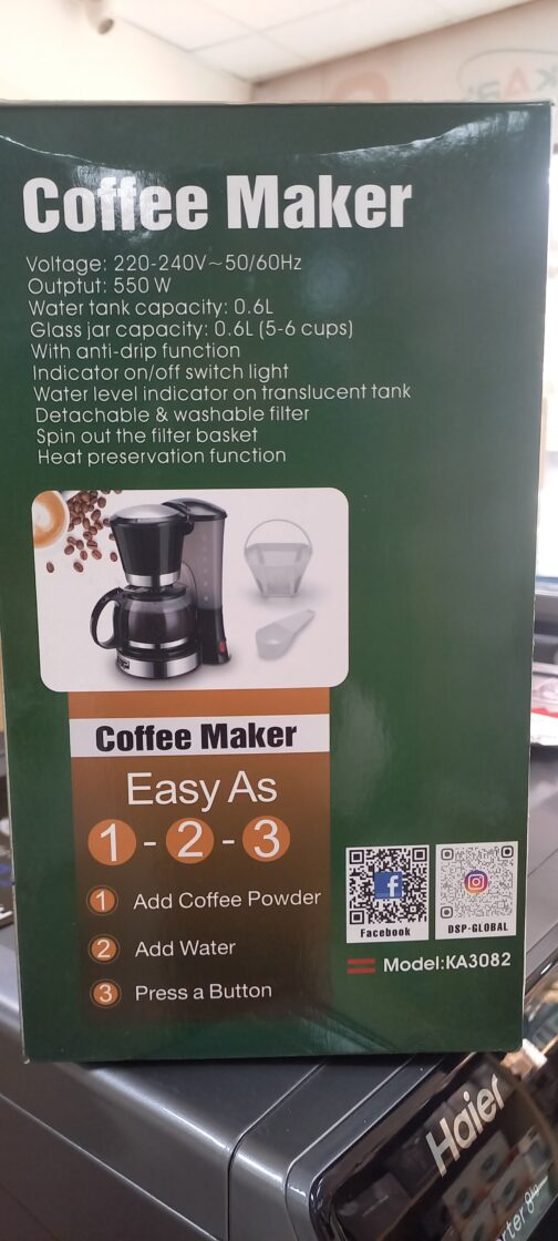 Coffee Maker ~~550W Model KA 3082 - Image 3