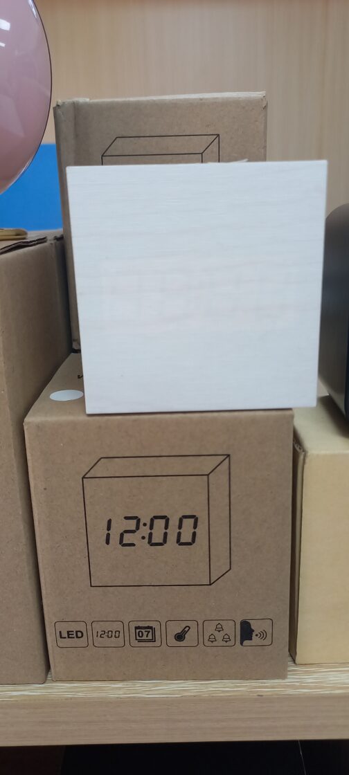 Wood Style LED Clock - Image 3