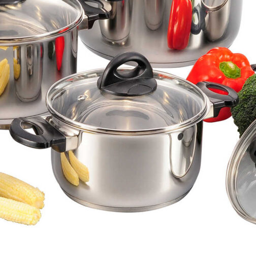 Cookware Set ~12Pcs Adjust