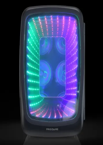 Mini Fridge With Infinity LED Light Door 6 Can/4 L - Image 5