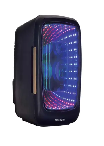 Mini Fridge With Infinity LED Light Door 6 Can/4 L - Image 3